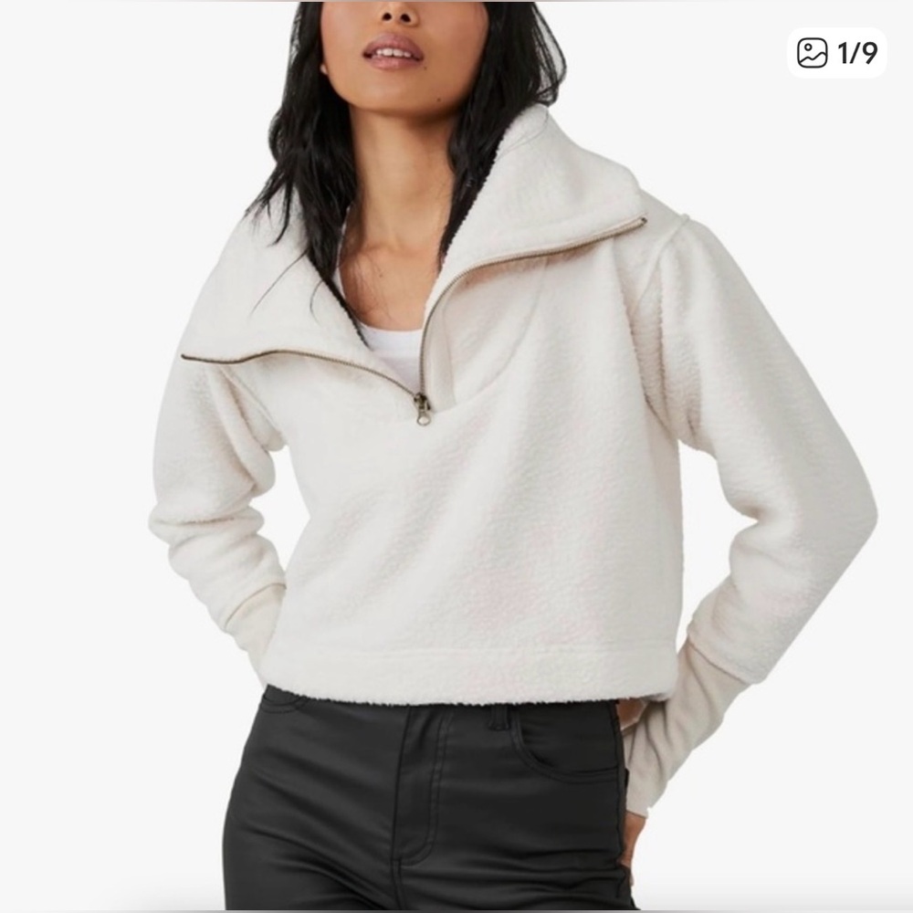 Free People Poppy Pullover - Cozy Cream
